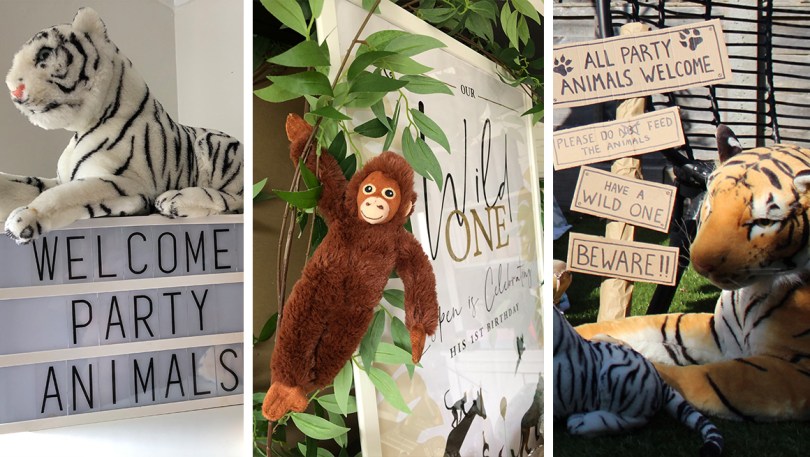 go wild DIY party ideas